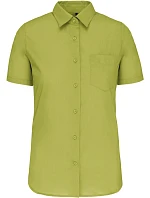 K Popelínová halenka s krátkým rukávem 20.K lime model 22510199 - Kariban K Popelínová halenka s krátkým rukávem 20.K lime model 22510199 - Kariban