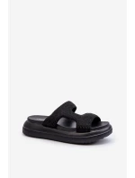 Ozdobené dámské sandály na platformě černé model 21656706 - Boto Ozdobené dámské sandály na platformě černé model 21656706 - Boto