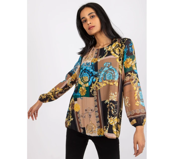 Halenka DHJ BZ 8643 3.65P černá a béžová