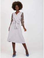 Šaty LK SK 507860.82P světle šedá Šaty LK SK 507860.82P světle šedá