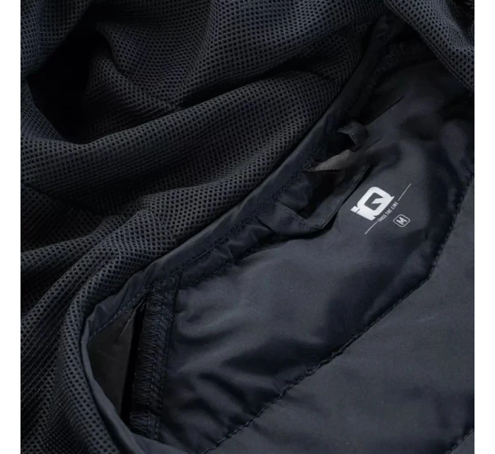 Pánská sportovní bunda Cross The Line Yoran Černá - IQ Pánská sportovní bunda Cross The Line Yoran Černá - IQ