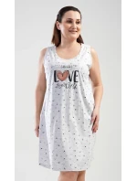 Dámská noční košile na ramínka Love