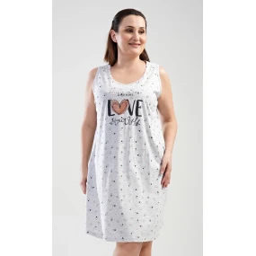 Dámská noční košile na ramínka Love