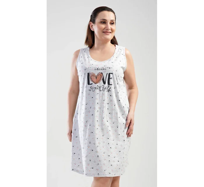 Dámská noční košile na ramínka Love