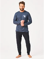 Pyžamo Key MNS 614 dlouhé rukávy, velikosti M–2XL