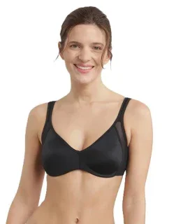 Dámská zmenšující podprsenka s kosticemi DIM GENEROUS MINIMIZER BRA - DIM - černá