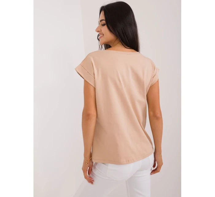 Tričko RV TS 4833.41X camel Tričko RV TS 4833.41X camel