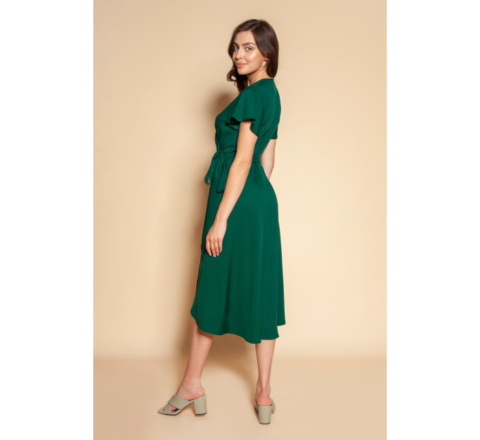Šaty s krátkým rukávem model 16679243 Green - Lanti