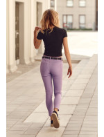 Módní světle fialové džínové kalhoty