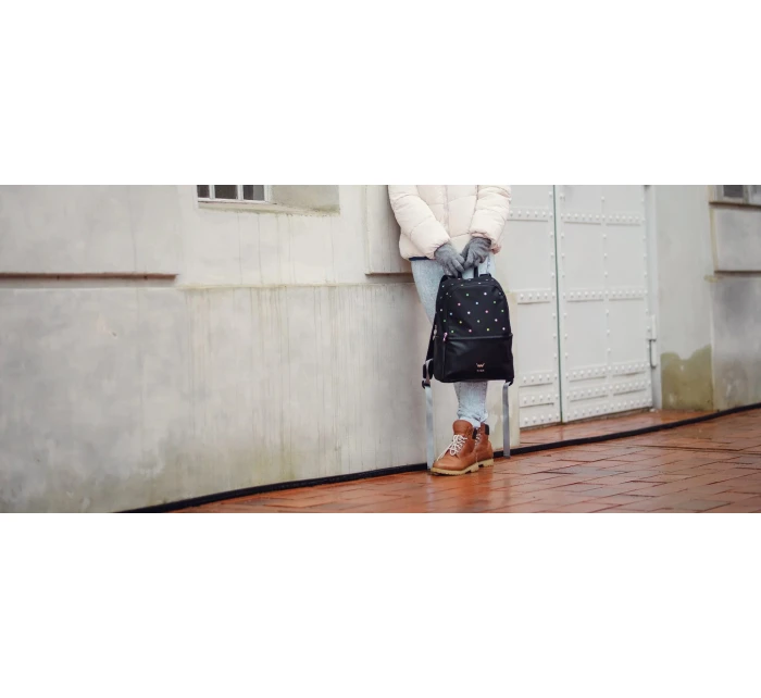 Městský batoh VUCH Zane Dotty Black