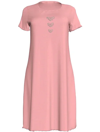 Dámská noční košile Clara model 14635774 starorůžová - Vamp