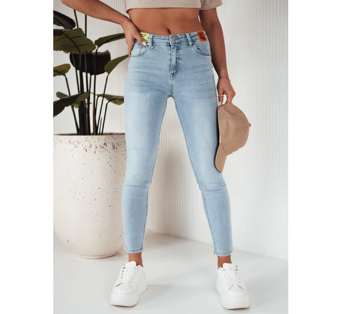 Dámské džínové kalhoty světle modré Dstreet model 21972740 - FashionStreet