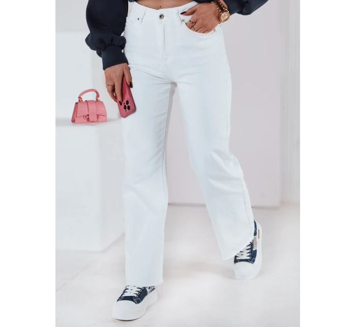 Dámské džínové kalhoty LUXEFLOW white FashionStreet UY2365