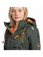 A EO DB 007 W šedá / oranžová softshellová bunda model 21182386 - Geographical Norway