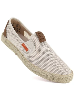 Pánské polobotky slip-on béžové Bugatti model 22079051