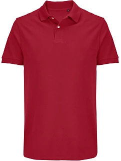 SOL'S Pacific Unisex piqué polo z těžké bavlny red model 22449250