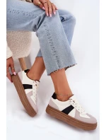 Dámské tenisky na platformě béžové Dovina Dámské tenisky na platformě béžové Dovina