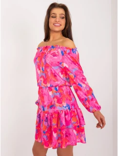 WN SK 8282 šaty.32 tmavě růžová