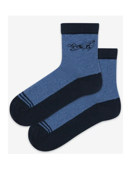 CHLAPECKÉ VZOROVANÉ PONOŽKY 11-15 LET W019