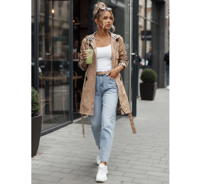 Dámská přechodná bunda parka CIVIT béžová FashionStreet TY4215