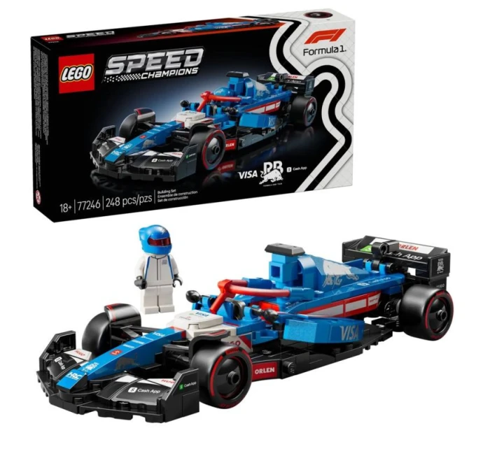 LEGO Speed Champions 77246 F1® Visa Cash App RB VCARB 01 auto