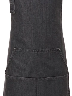 Premier PR 126 Denim zástěra s laclem 39.0126 black denim