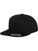 Flexfit 6007/6007T 5 panelová Snapback kšiltovka 55.6007 black/black Flexfit 6007/6007T 5 panelová Snapback kšiltovka 55.6007 black/black