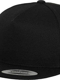 Flexfit 6007/6007T 5 panelová Snapback kšiltovka 55.6007 black/black