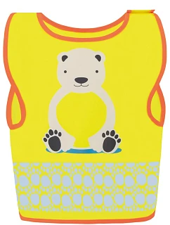 Korntex FUN Dětská bezpečnostní vesta 76.FUNY hi vis yellow/polar bear