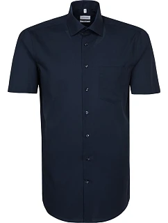 Seidensticker Shirt Regular SSL Košile s krátkým rukávem 78.3001 navy