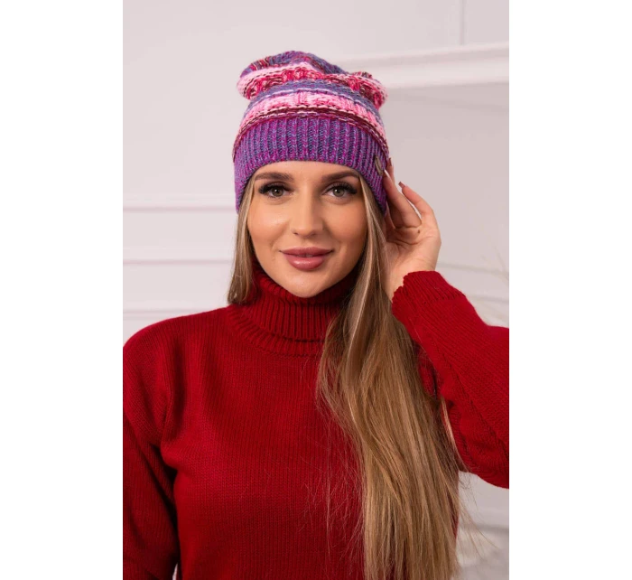 Fleecová čepice Patrycja K254 pink model 18752127 - K-Fashion Fleecová čepice Patrycja K254 pink model 18752127 - K-Fashion