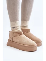 Dámské Sněhule Na Podrážce Beige model 21645981 - Boto Dámské Sněhule Na Podrážce Beige model 21645981 - Boto