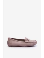 Dámské semišové mokasíny fialové model 21659362 - Boto