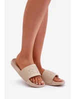 Pěnové Dámské Pantofle Big Star model 21676330 Béžové - Big Star Shoes Pěnové Dámské Pantofle Big Star model 21676330 Béžové - Big Star Shoes