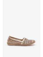 Elegantní Kožené Espadrilky S Pletením Multikolor Zazoo 10178