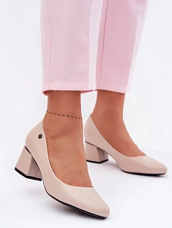 Lodičky na podpatku Vinceza Béžové