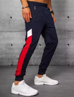 Pánské tmavě modré tepláky Dstreet UX3200