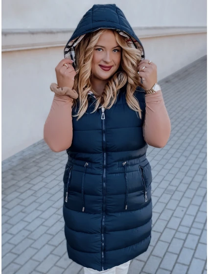 Dámská tmavě modrá vesta KERIS FashionStreet TY2926