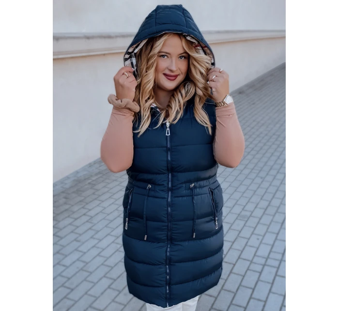 Dámská tmavě modrá vesta KERIS FashionStreet TY2926