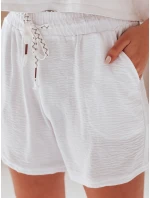 Dámské šortky NOT TOMORROW white Dstreet SY0450