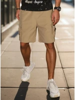 Pánské látkové bojové šortky khaki Dstreet model 21988589 - FashionStreet