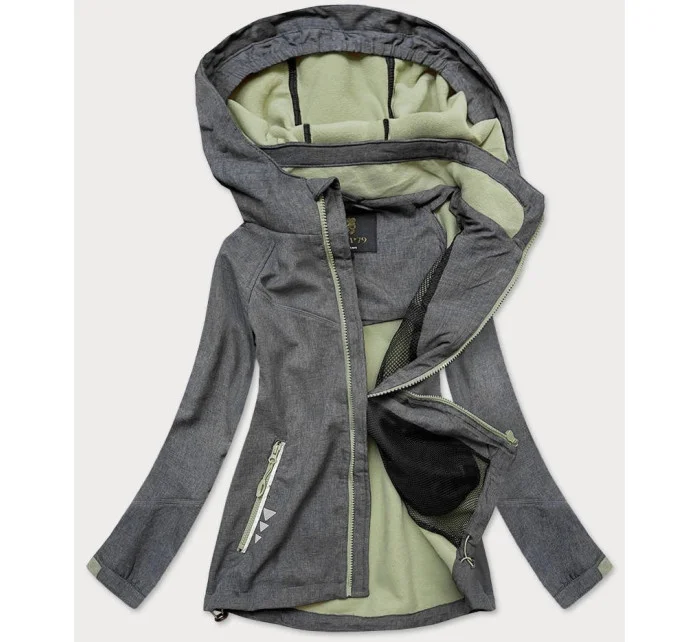 Šedá dámská sportovní bunda model 16149886 - HV-EXP79 Šedá dámská sportovní bunda model 16149886 - HV-EXP79