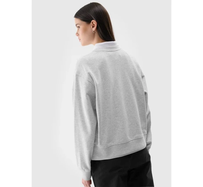 Dámská mikina bez kapuce 4F 4FWMM00TSWSF1765-27M Dámská mikina bez kapuce 4F 4FWMM00TSWSF1765-27M