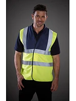 Yoko HVW 100 Hi-Vis bezpečnostní vesta 79.W100 lime Yoko HVW 100 Hi-Vis bezpečnostní vesta 79.W100 lime