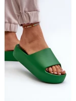 Dámské žabky na tlusté podrážce béžové Oreithano