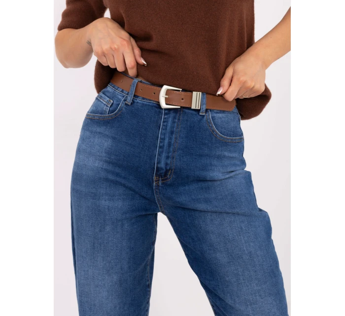 Spodnie jeans SP  ciemny niebieski model 21734308 - FPrice