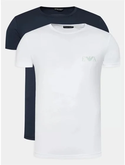 Pánské tričko 2Pack  modré  model 19908027 - Emporio Armani