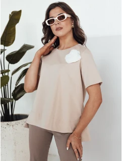 Dámské tričko beige Dstreet model 21975625 - FashionStreet
