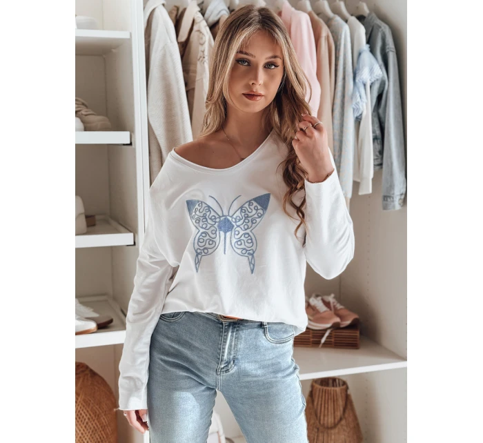 Dámská oversize halenka FLOFLY bílá FashionStreet RY2783