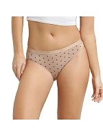 Dámské bavlněné kalhotky 3 ks DIM LES POCKETS COTTON SLIP 3x - DIM - bílá